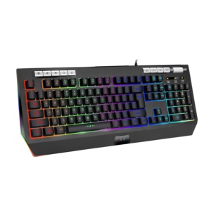 Nuovo modello professionale retroilluminato tastiera full-size con tastiera cablata tastiera USB arcobaleno LED tastiera da gioco per computer - Product Image 4