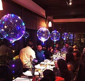 LED Bobo Bobo onspasparent LED ışık up balonlar helyum tarzı parti doğum günü dekor için dize işıkları ile kızdırma kabarcık balonlar - Product Image 3