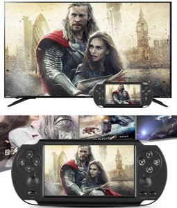 5.1インチの高解像度大画面と内蔵ゲームハンドヘルドゲームコンソールを備えたX9デュアルジョイスティックPSPゲームコンソール