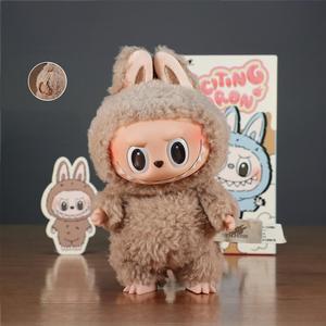 High Quality Original Popmart Labubu Doll 1 2 Generation Keychain Macaron Labubu Blind Box <strong>Plush</strong> Toys the Monster Mystery Box - Product Image 6