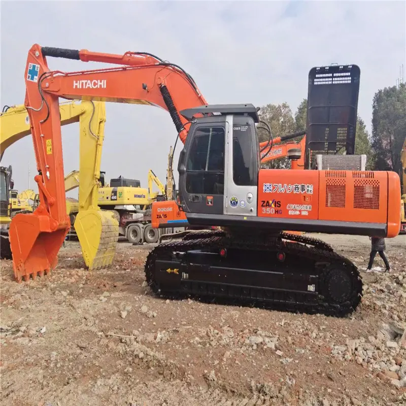 Bán Hot sử dụng Hitachi máy xúc 350 giá rẻ gốc sử dụng bánh xích máy xúc zx350