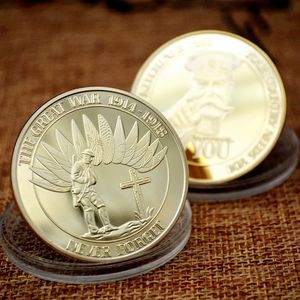 Centenary <strong>of</strong> the World Armistice 24k Gold Plated Commemorative Coin Medal - Product Image 2