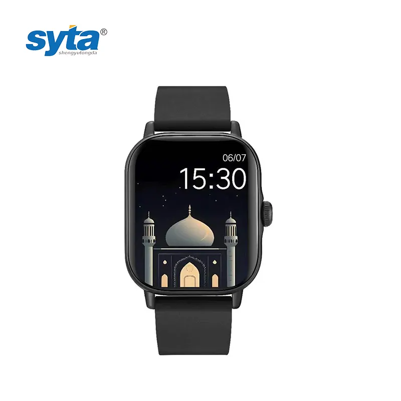 SYTA新しいイスラムのスマートウォッチ4Gストレージ音楽自動目覚まし時計崇拝コーランMP3コーランスマートウォッチプレーヤー用