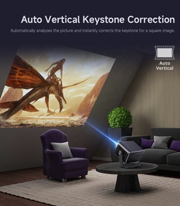 2024 el más nuevo proyector portátil 1080P 4K Android 13 con licencia de Netflix soporte ajustable incorporado Mini proyector inteligente WiFi 6 - Product Image 6