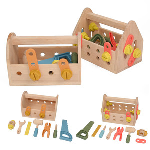 Trẻ Em Bằng Gỗ Công Cụ Thiết Lập Đồ Chơi Học Tập Giáo Dục Xây Dựng Đồ Chơi Bằng Gỗ Toddler Công Cụ Bộ Dụng Cụ Gốc Montessori Đồ Chơi Cho 3-6 Năm - Product Image 5