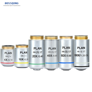 Lente de objetivo infinito acromático de plan biológico de gama alta compatible con microscopios Olympus - Product Image 2