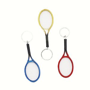 Wsnbwye Soft Metal Tennis Padel Llaveros De Goma Cadeau Llavero Stussy Anime Sublimatie Fan Diy Racket Sleutelhanger - Product Image 2