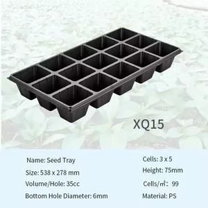 Polystyrene Plastic Rice Seed Trays Plant Seedling Nursery Trays Nursery Plug Flower Pot <strong>Sprouting</strong>