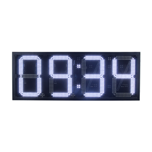 12-Zoll-7-Segment-LED-Anzeige für den Außenbereich, große Elektronik-LED-Uhr-Timer-Bildschirm-Anzeigetafel-LED-Panel