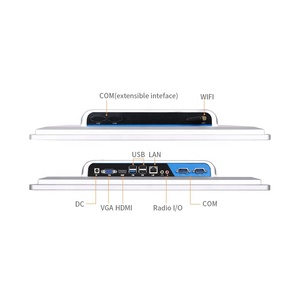 15 pulgadas RS485 RS232 pantalla táctil resistiva o capacitiva Android Panel PC computadora táctil capacitiva para automatización - Product Image 5