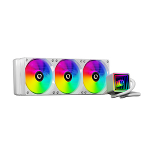 Enfriador de líquido ZeroMaster A360mm ARGB para PC de juegos PWM controlado 12V refrigeración por aire y agua optimizada para caja de computadora Intel de 4 pines - Product Image 3