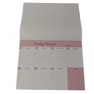 Bloc de notas de papelería de negocios semanal A5 personalizado - Product Image 3