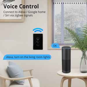 Zemi smart Tuya Smart Switch ZigBee 1/2/Gang US Standard Touch Wand lichtsc halter Glasscheibe Homekit Switch APP Timer Control - Product Image 2