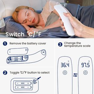 New Design Accurate High Quality Infrared Forehead Digital <strong>Thermometer</strong> Multi <strong>Function</strong> Handheld Portable CE Approved - Product Image 2