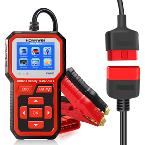 Evrensel araba kod okuyucu & 12V pil test cihazı OBD2 tarayıcı 2 1 otomatik teşhis OBDII EOBD tarama aracı O2 sensörü motor test - Product Image 1