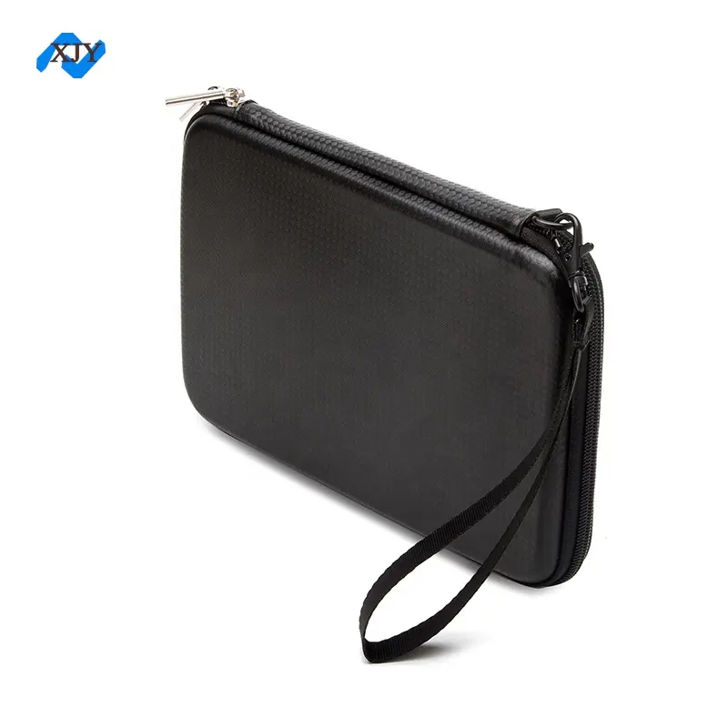 Professional Factory-Made Hard Carry Tablet PC Case Waterproof with Carbon PU Leather EVA Zipper Case for Laptop Bags & Covers