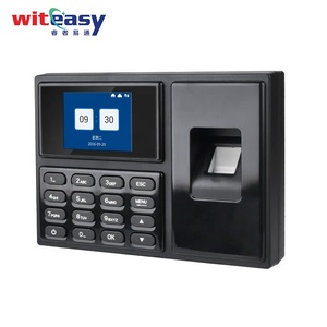 Best Price Staff Work Tracking Control Fingerprint Time Attendance Machine with Emergency Battery A4 - Product Image 1