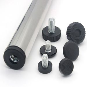 M6 M8 M10家用金属可调螺纹阀杆家具桌下滑腿整平器调平脚 - Product Image 4