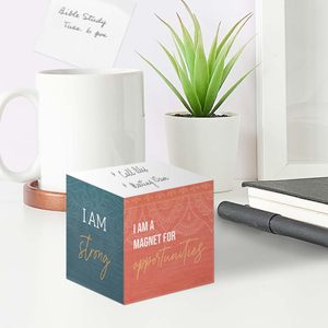 Sticky Note Cube 750 Sheet Memo Block Impreso en 4 lados Block Bloc de notas Memo Paper Cube Memo Pad Cube para oficina y hogar