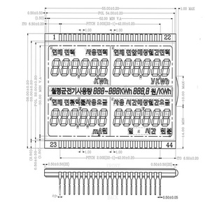 Wetter uhr Monochrom Segment LCD-Bildschirm TN HTN VA STN FSTN LCD-Anzeige modul - Product Image 5