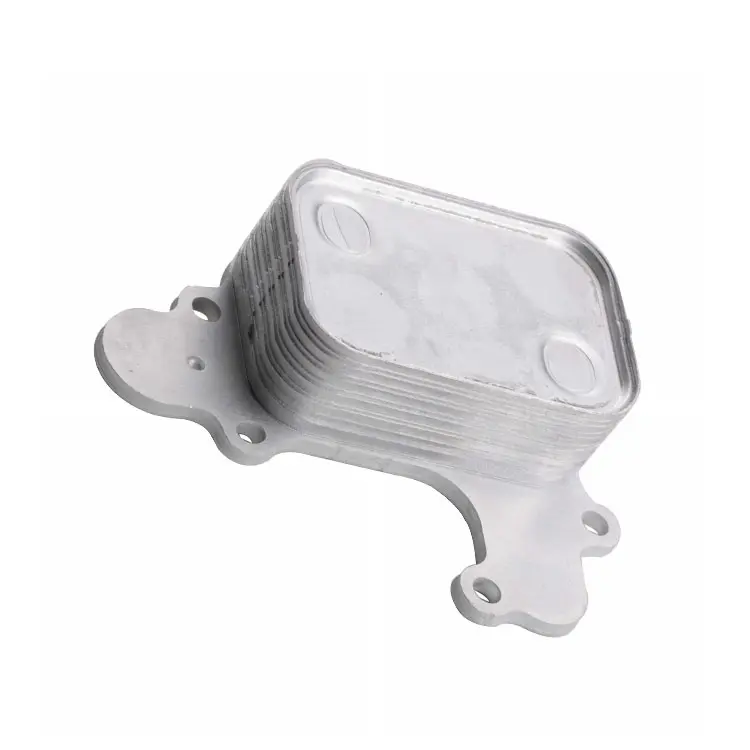 Enfriador de aceite de motor, radiador de aluminio para PEUGEOT CITROEN 9807656961, precio de fábrica