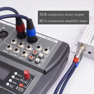 2 XLR หญิง 2 RCA ชายสายสัญญาณเสียงไฮไฟ,Dual XLR to RCA สาย, 4N OFC สายสําหรับเครื่องขยายเสียงไมโครโฟน 3.3 ฟุต (1M) - Product Image 6