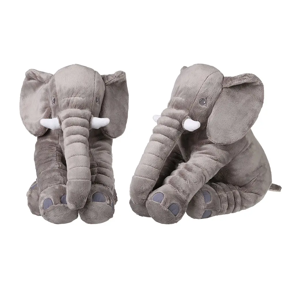 Personalizado de peluche de animal de peluche de elefante con la nariz larga regalo promocional barato elefante de peluche de juguete