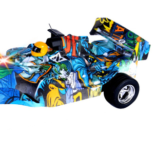 新製品グラフィティリモートコントロールフォーミュラレースカートイミニRcドリフトカー、照明付き高速レーシングカー、サウンド - Product Image 5