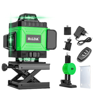 セルフレベリングスイベルニベルレーザー16 lineas verde4dクロスラインレーザーレベルラインレベル - Product Image 1