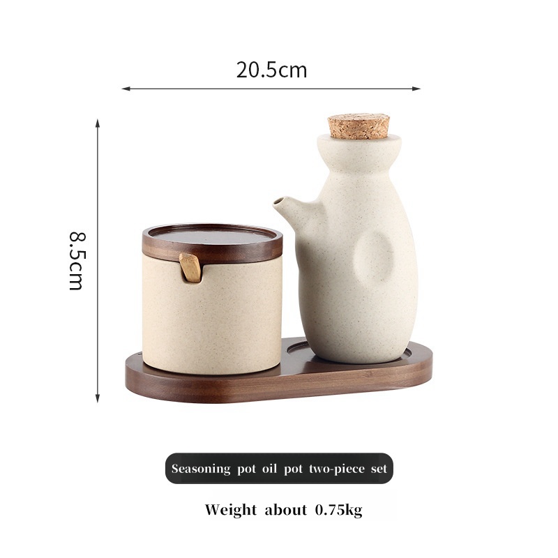 1 frasco de condimento (SET) Extra alto 1 botella de aceite