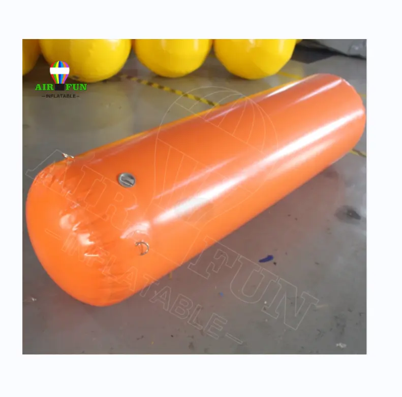 Boya marcadora de carreras de PVC para Triatlón de agua flotante sellada con aire personalizada de Airfun, boya marcadora inflable marina para nadar