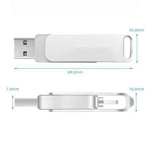 2-in-1 telefono cellulare U tipo disco-C + USB ad alta velocità 3.2 2 interfacce telefono cellulare + computer tipo-C + USB flash drive android - Product Image 6