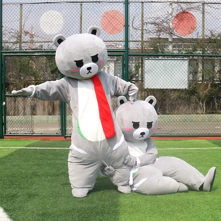 Funtoys MOQ 1 PCS En línea personalizado lindo oso mascota disfraz Tiktok actividades publicidad adulto baile actuación disfraz