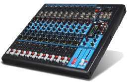 Mezclador de Audio profesional de 12 canales, consola, sistema de interfaz, mezclador de audio analógico - Product Image 2