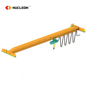 เครนสะพานคานเดี่ยวแบบ10ton 5ton LDA Type 2T ในคลังสินค้าด้านนอก/ด้านในสำหรับการขนถ่ายและวัสดุที่ใช้ในการยก