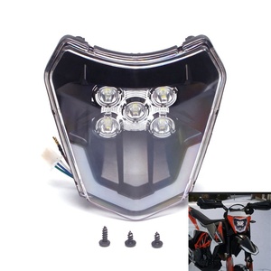 ไฟหน้า LED สำหรับมอเตอร์ไซค์,ไฟหน้ารถสปอร์ตแบบคู่สำหรับ EXC XCF XCW 250 300 350 450 500 690 SMC R Eu/us Enduro หกวันจักรยานวิบากอียูสหรัฐอเมริกา - Product Image 1