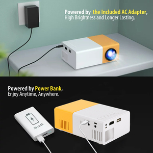 Topleo mini projetor com fio portátil 720p, micro projetor com fio e espelhamento sem fio, wifi, suporte a 1080p, lcd
