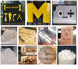Máquina enrutadora de madera CNC 3D multifunción de husillo de alta velocidad serie D para grabado de piedra y metal y madera - Product Image 4