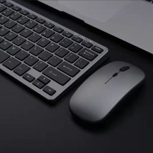 Ultra Slim Typ C Port Wiederauf ladbare Dual-Mode-Tastatur und-Maus Combo 2.4G BT3.0 Bt5.2 Wireless Keyboard Mouse Set