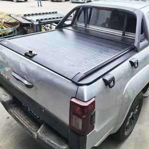 Roller Platte Tonneau Hoes Voor Pick-Up Truck Achterste Doos Gemakkelijk Push-Pull Installatie Duurzame Platte Staartdoos Omhulsel - Product Image 4