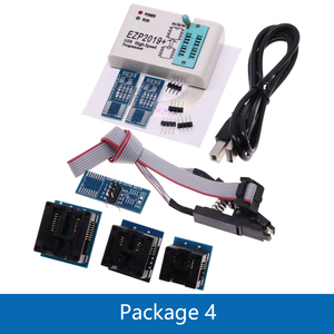 Newest Version EZP2019 High-speed <strong>USB</strong> SPI <strong>Programmer</strong> Support24 25 93 EEPROM 25 <strong>Flash</strong> BIOS Chip Full Set With Adapter Socket