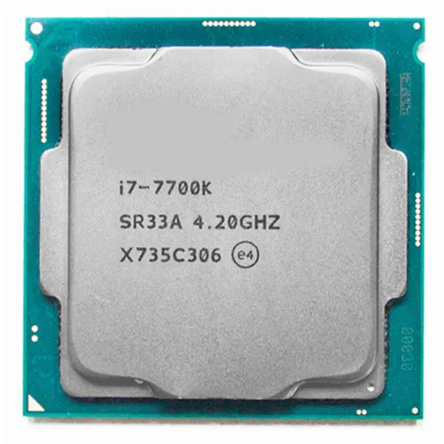 Kullanılan ikinci el masaüstü bilgisayar CPU işlemci i7 7700k stokta