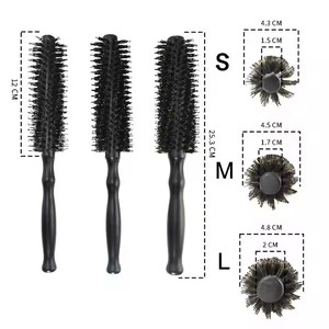 新着木製ローリングコンブレスト木製歯ブラシヘアドライヤー木製コームプロフェッショナルサロンヘアスタイルカーリングヘアブラシ