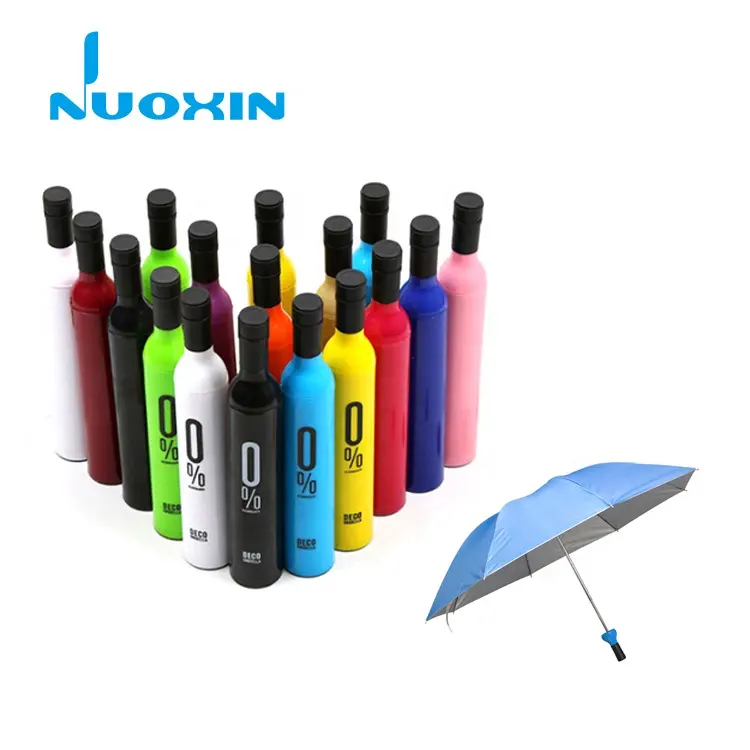 Nuoxin-مظلة مطليّة بالفضة فوق البنفسجية قابلة للطي ، صديقة للبيئة, مبتكرة ، صديقة للبيئة ، زجاجة