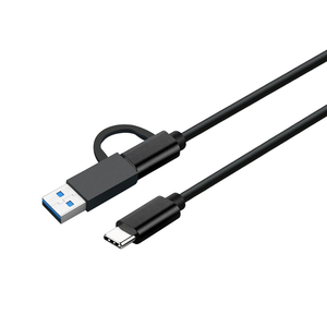 สายซิงค์ข้อมูลความเร็วสูง10Gbps 2 in 1สายชาร์จเร็ว USB a/c 3.1กับ USB Type C สำหรับโทรศัพท์แล็ปท็อปคอมพิวเตอร์ - Product Image 2