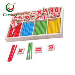 計算カウント数スティック木製数学おもちゃ - Product Image 1