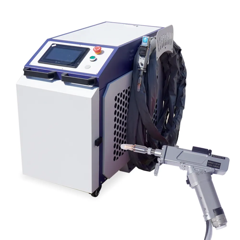 Máquina de soldadura láser RM de alta definición 1000W 1500W 2000W 3 en 1 máquina cortadora de limpieza láser de fibra de mano para metal