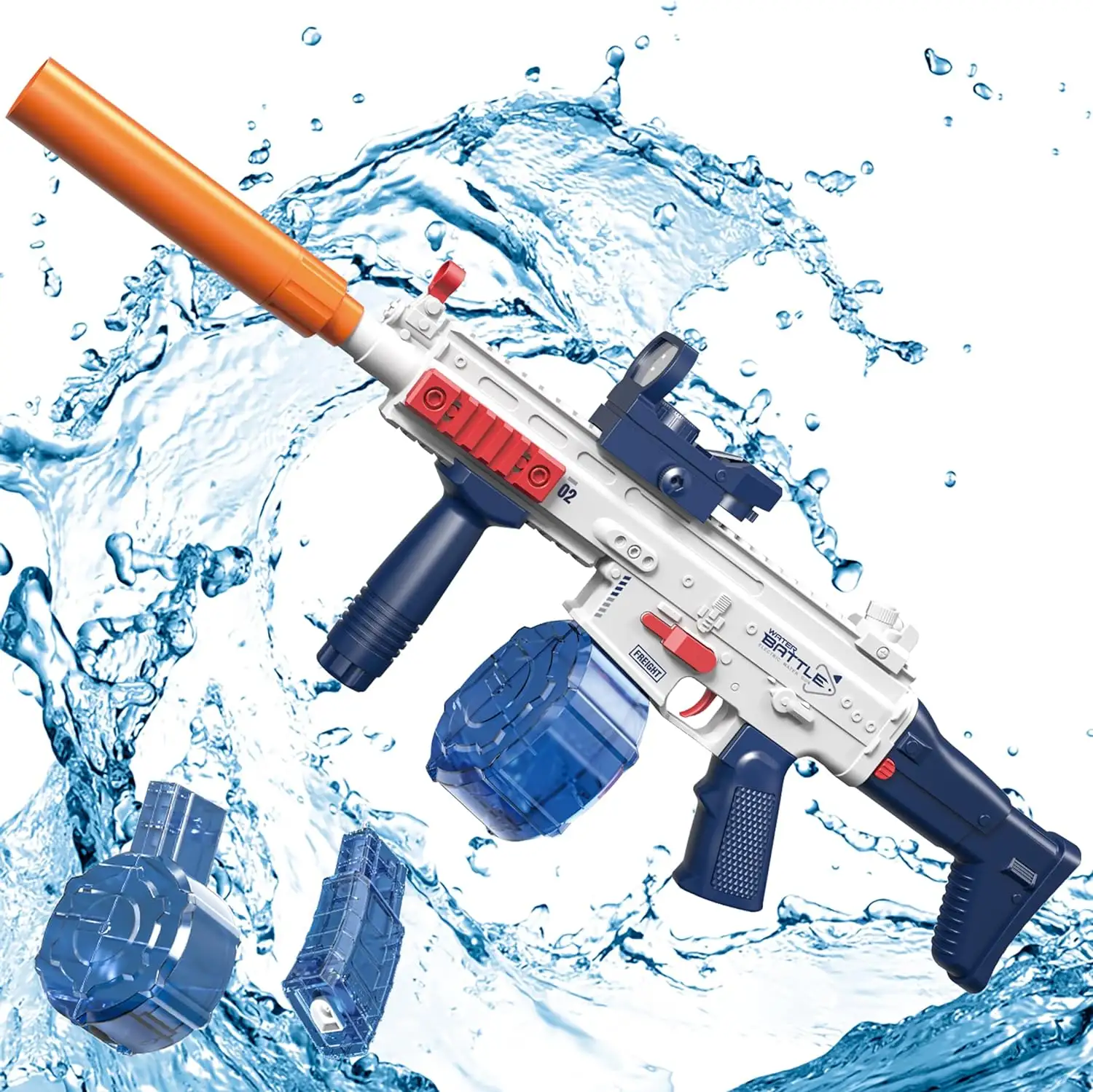 2024 China Manufacturer Kids Toy Gun Electric Water Gun Toy Summer Shooting Toy Outdoor Game
