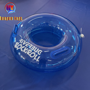 Nuovo design Logo personalizzato stampa Clear Wave Pool Float Lazy River Tube Water park blue piscina gonfiabile floating raft rider floaters - Product Image 3