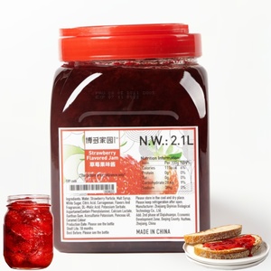 High Quality and Low Price 2.1L Strawberry Concentrated Flavor <strong>Jam</strong> Using <strong>Fresh</strong> Fruit - Product Image 2